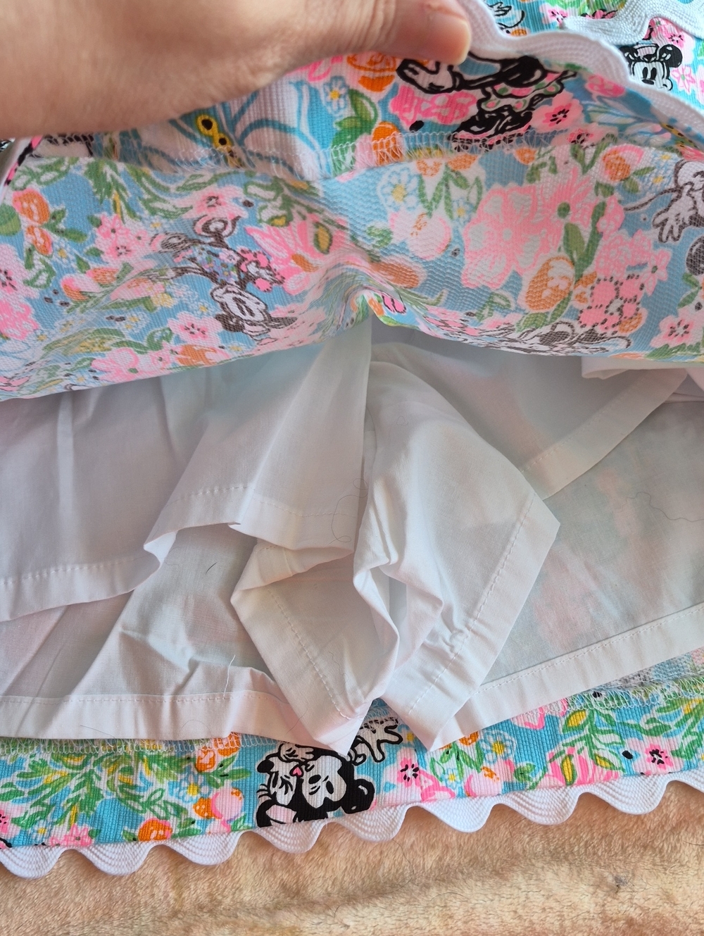 NWT Lilly Pulitzer Disney Size 8 Gardner Skort Lilly Hearts Disney - Picture 9 of 13